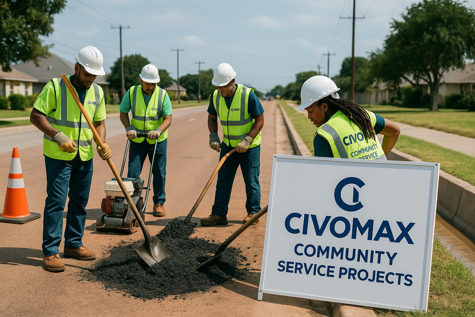 Civomax Community Service Team